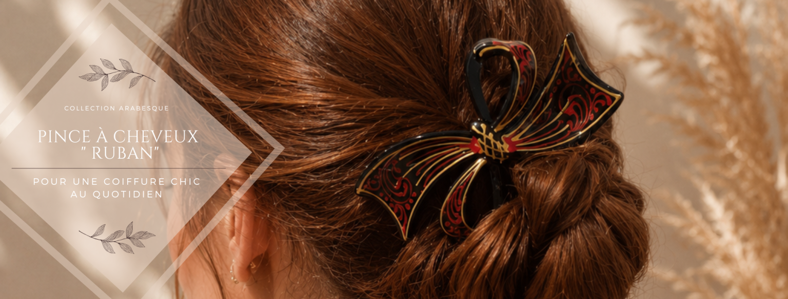 Image décorative Pince à cheveux ruban